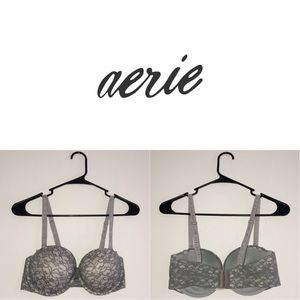 Aerie Mia Multiway Lace Push Up Bra
